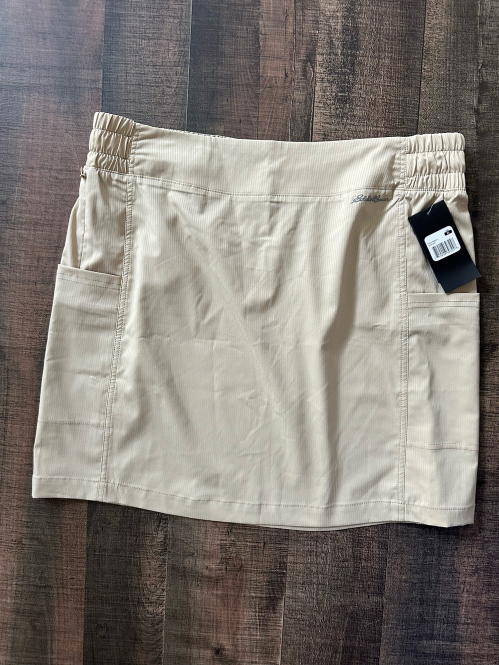 Eddie Bauer Cream Utility Mini Skort